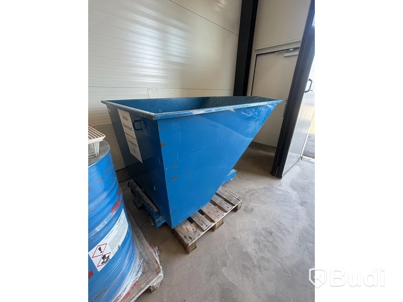 Tippcontainer Intra, med hjul ca. 160x120 cm.