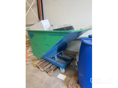 Tippcontainer Intra, med hjul ca 165x120 cm.