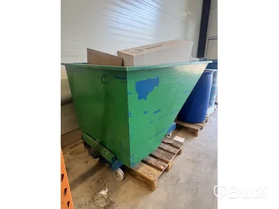 Tippcontainer Intra, med hjul ca 165x120 cm.