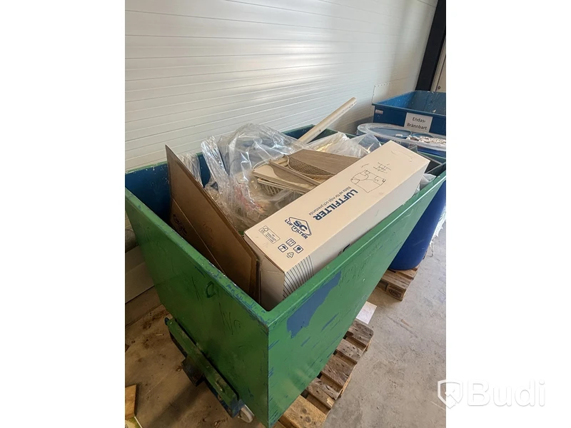 Tippcontainer Intra, med hjul ca 165x120 cm.