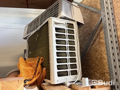 Lot of plumbing/HVAC items, air source heat pumps, assorted parts and units.