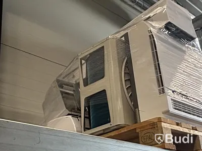 Lot of plumbing/HVAC items, air source heat pumps, assorted parts and units.