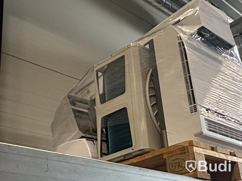 Lot of plumbing/HVAC items, air source heat pumps, assorted parts and units.
