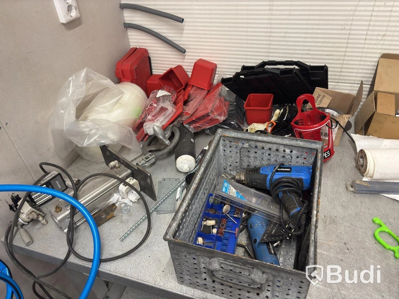 Workshop equipment, tools, etc.