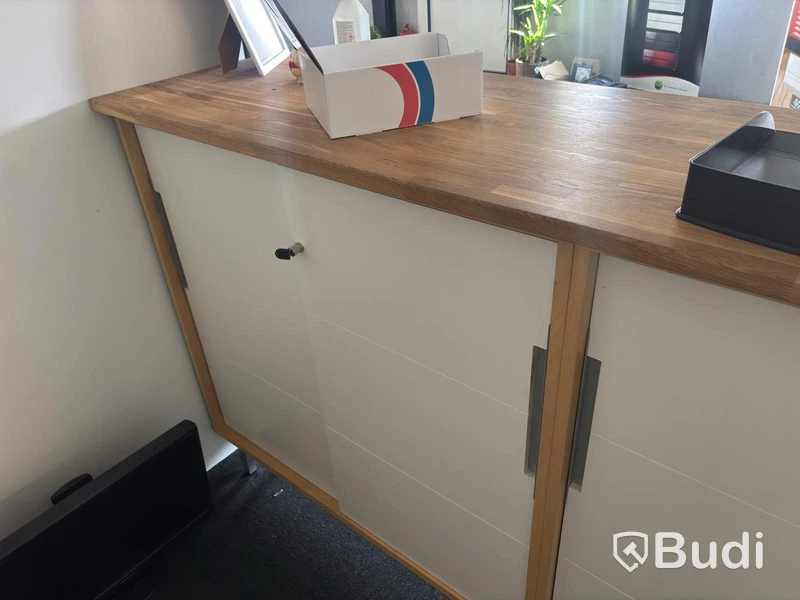 Reception desk and office desk