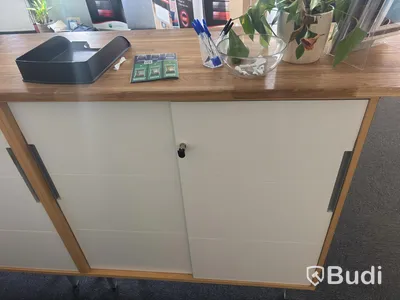 Reception desk and office desk