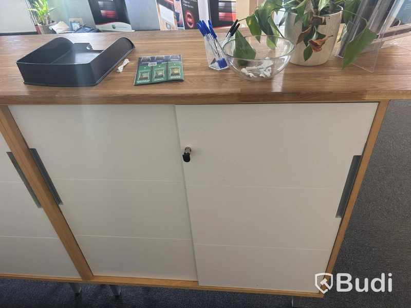 Reception desk and office desk