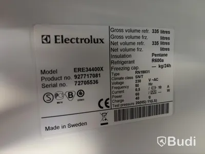 Kylskåp Electrolux ERE34400X, 335 l