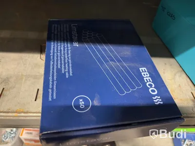 Stort parti med elmaterial, blandade komponenter och kabelrullar