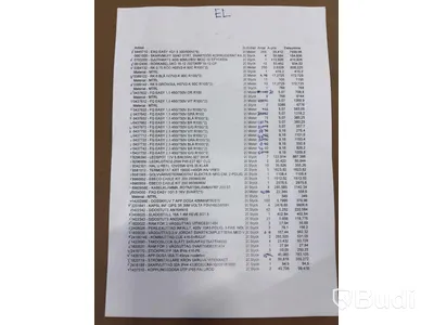 Stort parti med elmaterial, blandade komponenter och kabelrullar