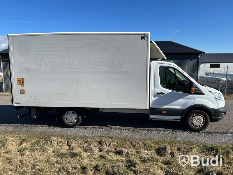 Ford Transit Chassi 350 2.2 TDCi FWD (155hk) - 2014 skåp med bakgavellift lätt lastbil