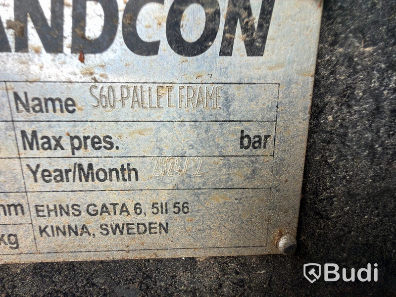 Pallgaffelställ S60