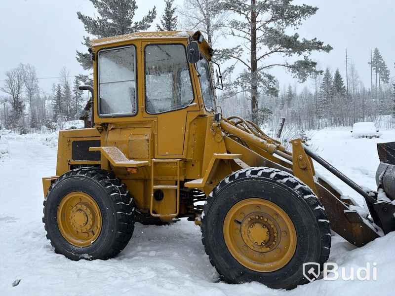 Hjullastare Caterpillar 910 | Skopa | Plog | Gafflar | Reparationsobjekt