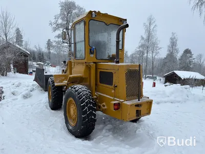 Hjullastare Caterpillar 910 | Skopa | Plog | Gafflar | Reparationsobjekt