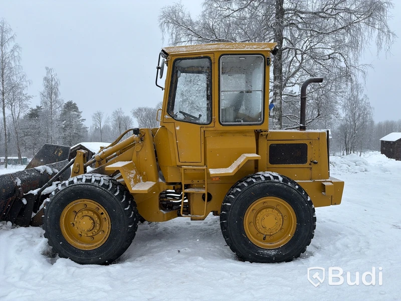 Hjullastare Caterpillar 910 | Skopa | Plog | Gafflar | Reparationsobjekt