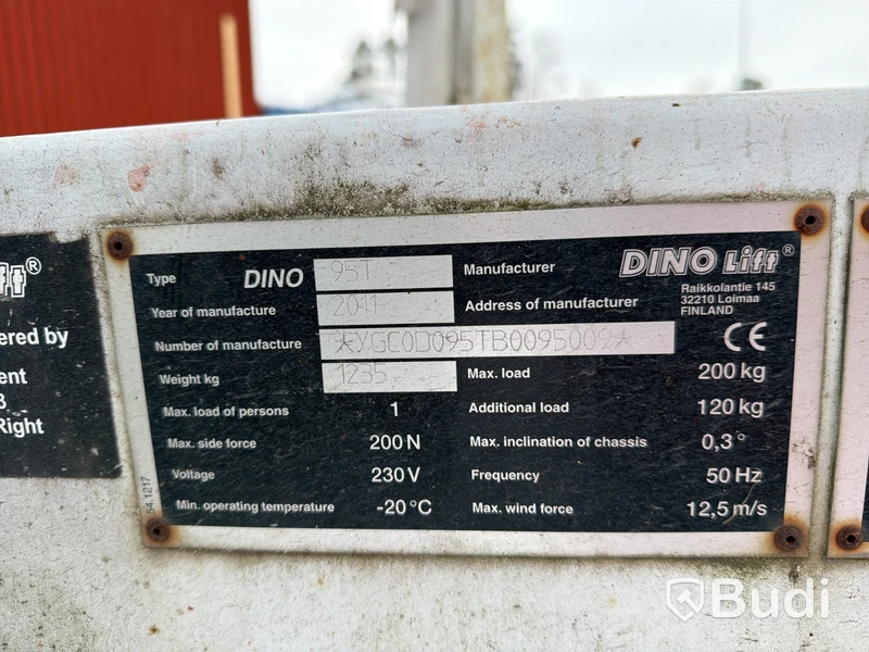 Släpvagnslift Dino 95T -2011