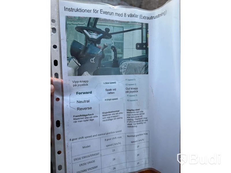 Teleskoplastare Everun ER 1500 F