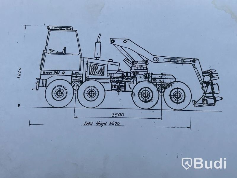Kvistmaskin Bruun 761 H  | 1985