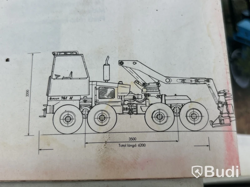 Kvistmaskin Bruun 761 H  | 1985