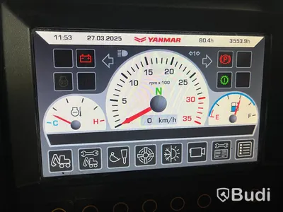 Hjulgrävare Yanmar B95W -2019 | Tiltrotator | Vagn