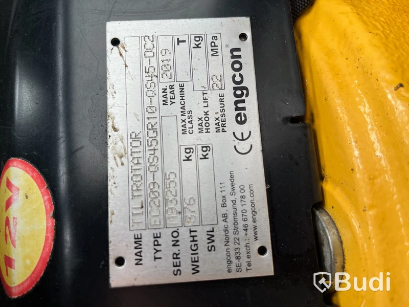 Hjulgrävare Yanmar B95W -2019 | Tiltrotator | Vagn