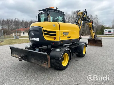 Hjulgrävare Yanmar B95W -2019 | Tiltrotator | Vagn
