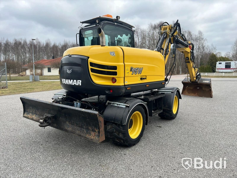 Hjulgrävare Yanmar B95W -2019 | Tiltrotator | Vagn