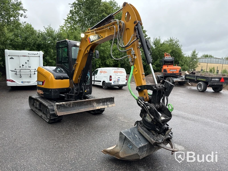 Bandgrävare med tilrotator Sany SY50U, -2024