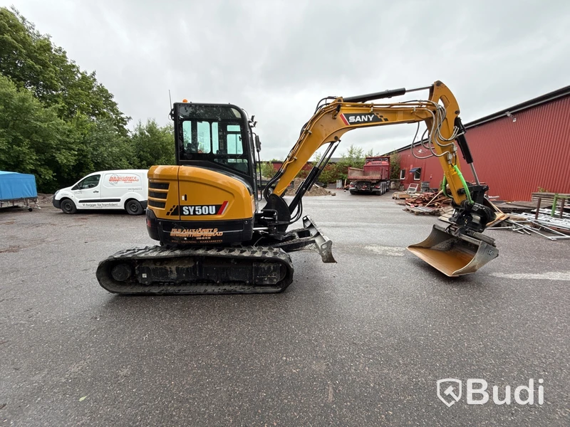 Bandgrävare med tilrotator Sany SY50U, -2024