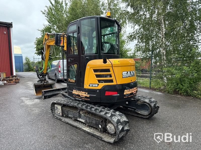 Bandgrävare med tilrotator Sany SY50U, -2024