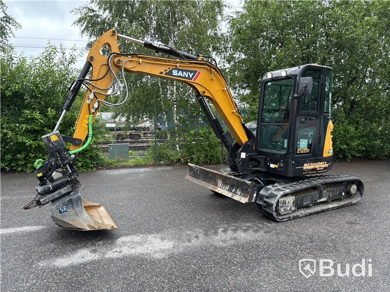 Bandgrävare med tilrotator Sany SY50U, -2024