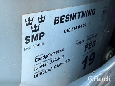 Bandgrävare Doosan DX62R -2014