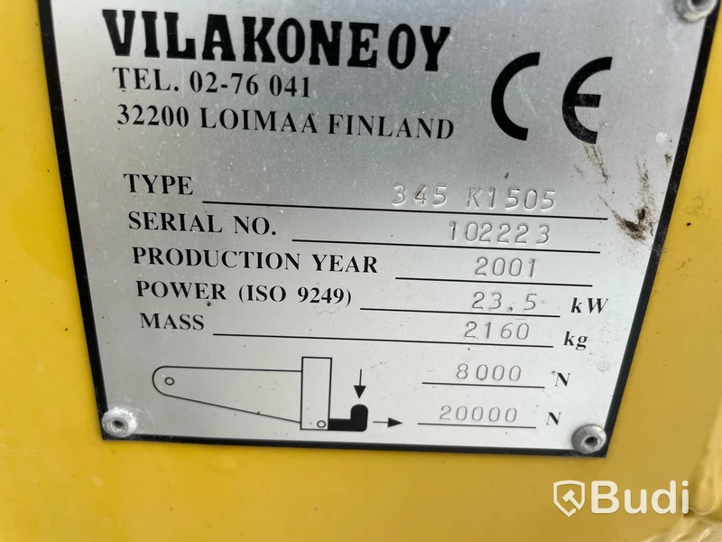 Hjullastare Wille 345 -2001
