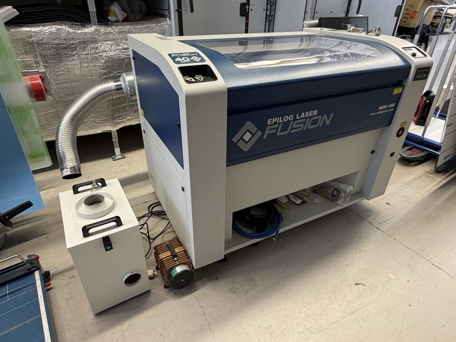 Laser engraving machine, Epilog Laser Fusion