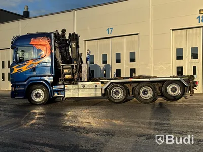 Kranväxlare Scania R520 8X4*4 -2015 | Hiab 322 EP-5 Hipro | Hooklift XR18