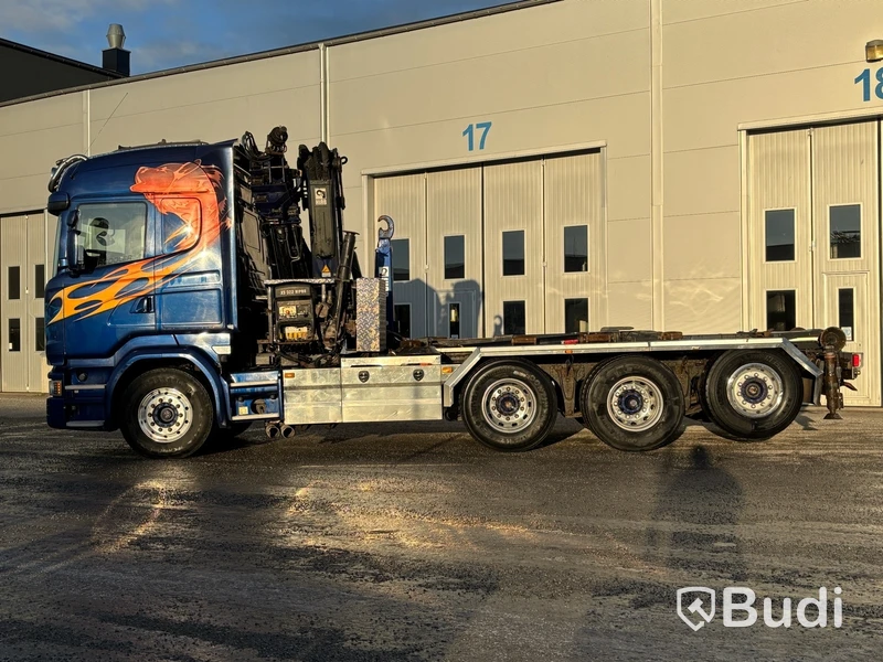 Kranväxlare Scania R520 8X4*4 -2015 | Hiab 322 EP-5 Hipro | Hooklift XR18