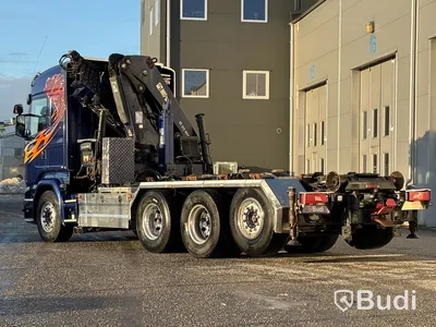 Kranväxlare Scania R520 8X4*4 -2015 | Hiab 322 EP-5 Hipro | Hooklift XR18