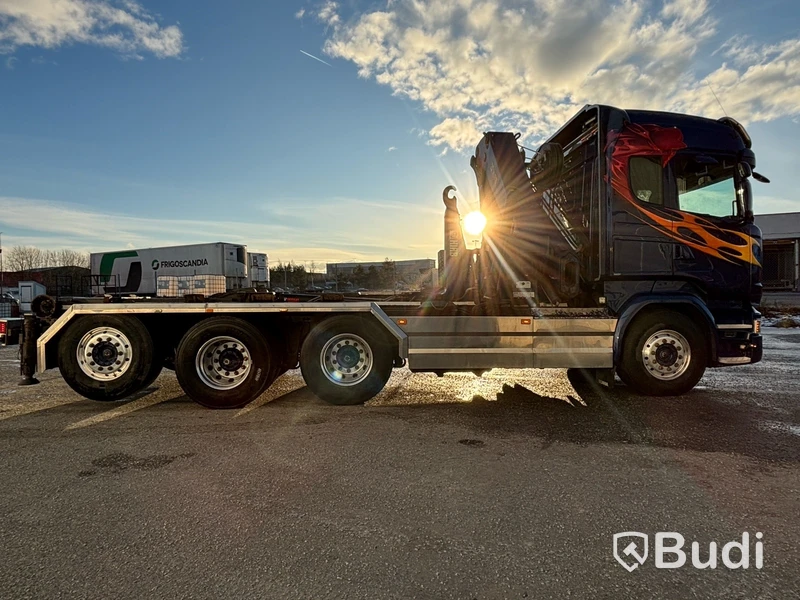 Kranväxlare Scania R520 8X4*4 -2015 | Hiab 322 EP-5 Hipro | Hooklift XR18