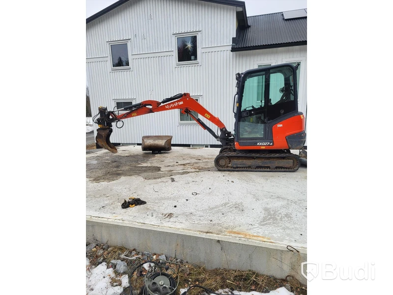 Minigrävare Kubota KX027-4 -2023 | Inkl 2 skopor | 2245 tim