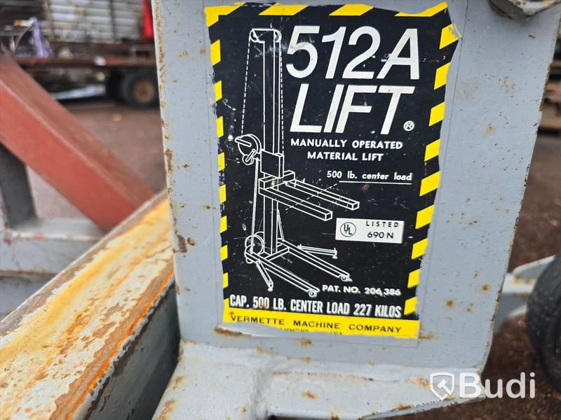 Manuell lyft | Vermette 512A