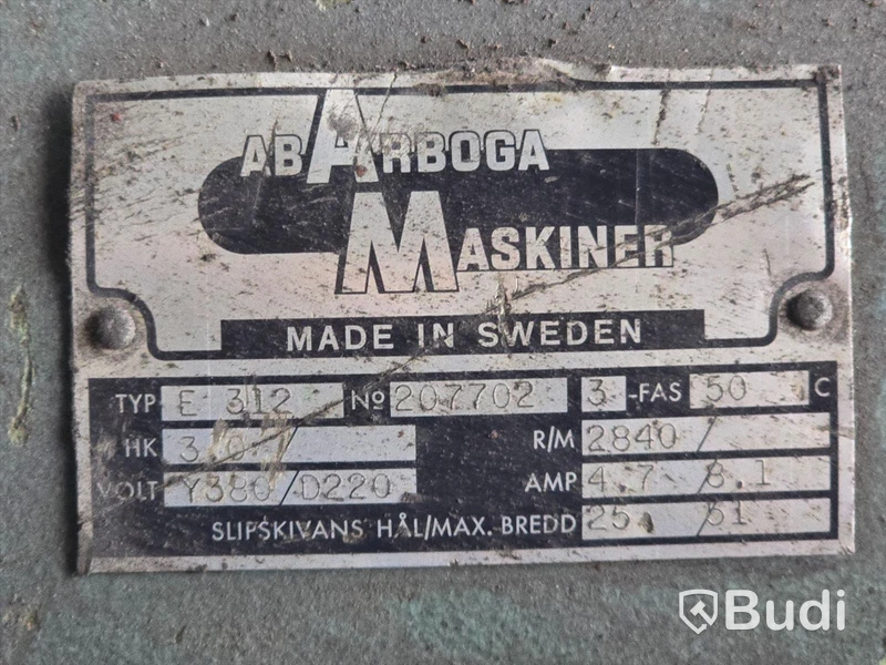 3 st maskiner, klippmaskin, bänkslip, metallkap.