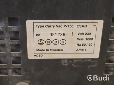 Röksug | ESAB Carryvac P150