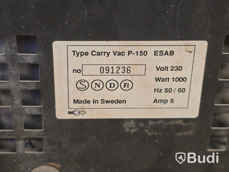 Röksug | ESAB Carryvac P150