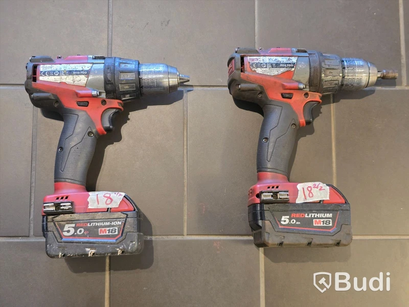 2 st. borrskruvdragare | Milwaukee M18 FDD
