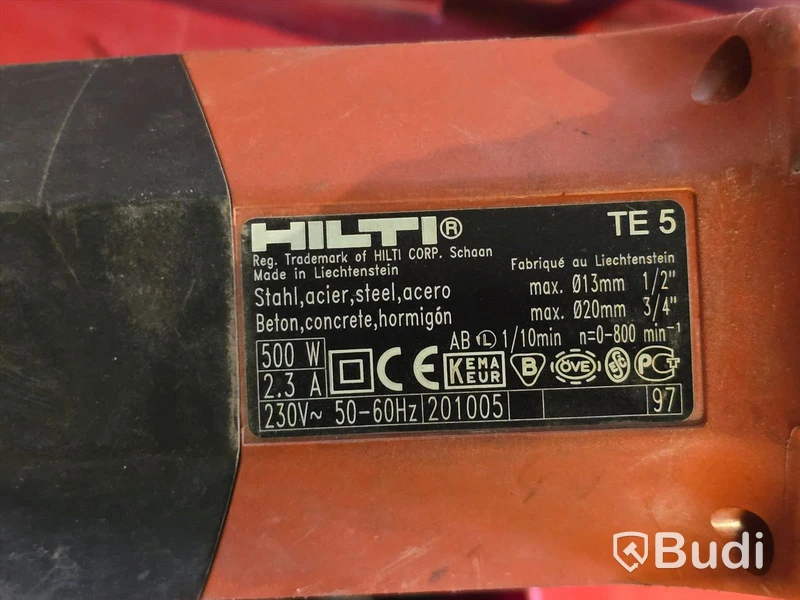 Borrhammare | Hilti TE5