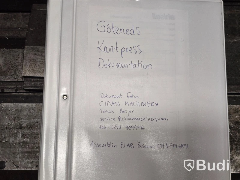 Hydraulisk kantpress | Göteneds