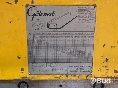 Hydraulisk kantpress | Göteneds