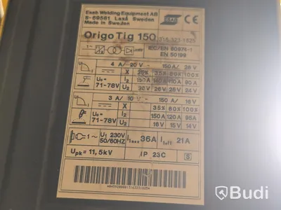 Svets | ESAB Origo TIG 150