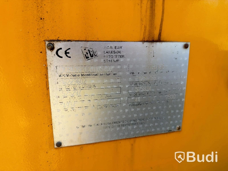 Wheel Loader JCB 406 | 3,491 h | 3 Attachments | 2006
