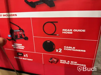 Batteridriven avloppsrensmaskin Milwaukee M18 FUEL M18 FSSM-121 | Oanvänd